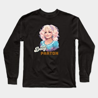 dolly vector //retro v5 Long Sleeve T-Shirt